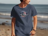 CH-53 Super Stallion T-Shirt, USMC Military Helicopter Shirt, Patriotic American Aviator Tee, Veteran Aviation Gift for Pilot thumbnail 3