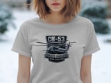 CH-53 Helicopter Shirt, King Stallion Heavy Hauler T-Shirt, Military Aviation Pilot Graphic Tee, Veteran Flight Crew Gift for Men thumbnail 2