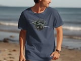 CH-53 Helicopter T-Shirt, Military Aviation Shirt, King Stallion Heavy Lift Pilot Graphic Tee, Veteran Aviation Gift for Him thumbnail 8