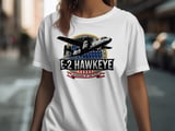 E-2 Hawkeye Shirt, Naval Aviation T-Shirt, Guardians of the Fleet Military Aircraft Tee, Veteran Aviator Gift, Pilot Graphic T-Shirt thumbnail 1