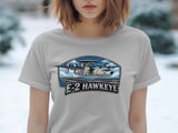 E-2 Hawkeye T-Shirt, Navy Aviation Flight Deck Shirt, Military Aircraft Tee, Retro Pilot Graphic Top, Airborne Radar Plane Gift for Him thumbnail 2