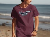 F-15 Fighter Jet Shirt, Military Aviation T-Shirt, Retro Pilot Graphic Tee, Air Force Veteran Gift, Airplane Enthusiast Top for Men thumbnail 9