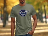 F-15 Eagle Fighter Jet T-Shirt, Military Aviation Pilot Graphic Tee, Jet Aircraft Air Force Veteran Gift, Airplane Enthusiast Retro Shirt thumbnail 2