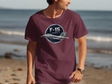 F-15 Eagle Fighter Jet T-Shirt, Military Aviation Graphic Tee, Air Force Pilot Apparel, Aviator Aeroplane Graphic Shirt, Gift for Him thumbnail 8
