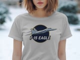 F-15 Eagle T-Shirt, Military Jet Shirt, Fighter Pilot Graphic Tee, Aviation Enthusiast Gift, Air Force Veteran Top, Airplane Lover Clothes thumbnail 5