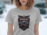 F15 Eagle Fighter Jet T-Shirt, Military Aviation Shirt, Air Force Veteran Gift, Patriotic American Pilot Tee, Fighter Pilot Air Superiority thumbnail 6