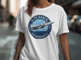 F-15 Eagle Fighter Jet T-Shirt, Military Aviation Shirt, Air Superiority Pilot Graphic Tee, Air Force Veteran Gift, Airplane AvGeek Top thumbnail 3