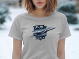 F-15 Eagle Fighter Jet T-Shirt, Aviation Graphic Tee, Military Airplane Shirt, Pilot Gift for Him, Aerospace Veteran Top thumbnail 7