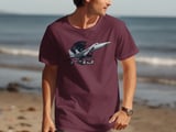 F-15 Eagle T-Shirt, Military Jet Shirt, Fighter Pilot Graphic Tee, Aviation Geek Apparel, Air Force Gift, Aircraft Lover TShirt thumbnail 2