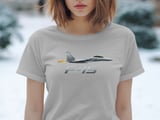 F15 Fighter Jet T-Shirt, Military Aviation Jet Graphic Tee, Air Force Pilot Shirt, Supersonic Aircraft Shirt, Aviation Gift for Him thumbnail 6