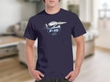 F15 Eagle Fighter Jet T-Shirt, Military Aviation Pilot Graphic Tee, Air Force Veteran Airshow Shirt, Retro Aeroplane Jet Plane Gift for Him thumbnail 5