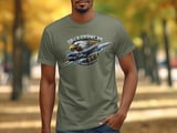 EF-18 Growler Shirt Fighter Jet T-Shirt Military Aviation Graphic Tee Navy Pilot Gift Electronic Attack Eagle Aircraft Apparel Men thumbnail 6