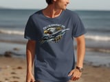 EF-18 Growler Shirt Fighter Jet T-Shirt Military Aviation Graphic Tee Navy Pilot Gift Electronic Attack Eagle Aircraft Apparel Men thumbnail 1