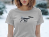 F-16 Fighter Jet Shirt, Aviation Graphic Tee for Men, Military Aircraft Pilot T-Shirt, Airplane Lover Gift, Air Force Veteran Top thumbnail 9