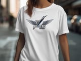 F16 Fighter Jet T-Shirt, Military Aviation Shirt, Jet Pilot Wings Graphic Tee, Air Force Veteran Gift, Mens Aeroplane Airplane TShirt thumbnail 2