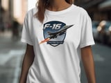 F16 Fighting Falcon T-Shirt, Military Fighter Jet Shirt, Pilot Aviation Graphic Tee, Air Force Veteran Gift, Jet Pilot Outfit thumbnail 8