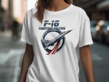 F-16 Fighting Falcon Shirt, Military Fighter Jet Aviation T-Shirt, Air Force Pilot Graphic Tee, Avgeek Airplane Gift for Him thumbnail 7