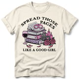 Spread Those Pages Like A Good Girl Tee thumbnail 33