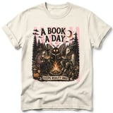 A Book A Day Keeps Reality Away Tee thumbnail 33