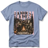 A Book A Day Keeps Reality Away Tee thumbnail 35