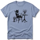 Cozy Bookish Cat Tee thumbnail 35