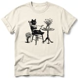 Cozy Bookish Cat Tee thumbnail 33