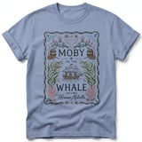 Moby Dick Embroidered Book Cover Tee thumbnail 34
