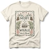 Moby Dick Embroidered Book Cover Tee thumbnail 32