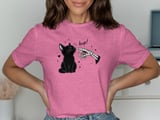 Skeleton Boop Cat Tee thumbnail 2