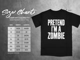 Pretend I'm a Zombie Tee thumbnail 2