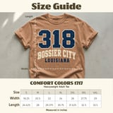318 Bossier City Louisiana Tee thumbnail 8