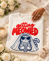 Getting Meowied Cat Bride Sweatshirt thumbnail 4