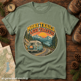 More Trails Less Traffic Tee thumbnail 3