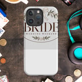 Bride Wedding Weekend iPhone 16 Pro Max Case | Ivory Bridal Phone Case thumbnail 2