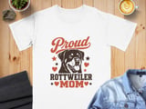 Proud Rottweiler Mom Tee thumbnail 1