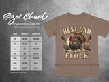 Best Dad In The Flock Turkey T-Shirt, Funny Father's Day Gift, Rustic Dad Shirt, Thanksgiving Tee, Proud Hunter Dad thumbnail 3