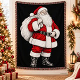 Vintage Santa Claus Blanket thumbnail 1