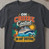 On Cruise Control Vacation Graphic T-Shirt thumbnail 1