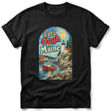 Let's Gogh to Maine ~ Comfort Colors Premium Tee thumbnail 2