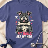 Pit Bulls Are My Kids Tee | Pit Bull Mom Shirt | Pittie Lover Gift | Dog Mom Apparel thumbnail 11