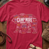 Camp More Worry Less Bear Tee thumbnail 4