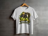 Tim Crocodile Youth Gaming T-Shirt, Kids Gamer Graphic Tee, Green Alligator Streetwear Shirt, Pixo League thumbnail 4