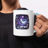 Halloween Mug, Ghost on Scooter, Spooky Night, Halloween Decor, Autumn Vibes, Gift for Halloween, Party Mug, Coffee Cup, Fun Halloween Mug thumbnail 7