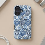 Blue Mediterranean Tile MagSafe® Phone Case thumbnail 5
