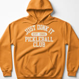 Pickleball Gildan Fleece Hoodie, Just Dink It (Est. 1965) Pickleball Club, Warm Winter Court Pullover thumbnail 9