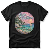 Gogh Lake Huron ~ Comfort Colors Premium Tee thumbnail 1