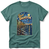 Gogh Galveston ~ Comfort Colors Premium Tee thumbnail 1