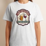 I Make Pour Decisions T-Shirt, Funny Adulting Is Hard Beer Wine Tee, Sarcastic Drinking Humor Party Lover Gift Distressed Graphic Shirt thumbnail 3