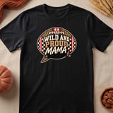 Wild and Proud Football Mama Tee thumbnail 4