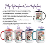 Tiny Sips Big Determination Mug Wrap thumbnail 3